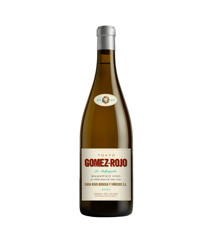 LA MALPAGADA Tokyo Gomez-Rojo Ribera del Duero 2020 Goldgelbe Farbe. Der La Malpagada zeigt ein aromatisches und komplexes Bouquet