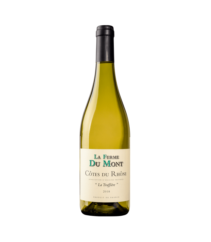 Der Cotes du Rhône Blanc La Tuffière ist eine Assemblage aus den fünf Sorten Grenache Blanc